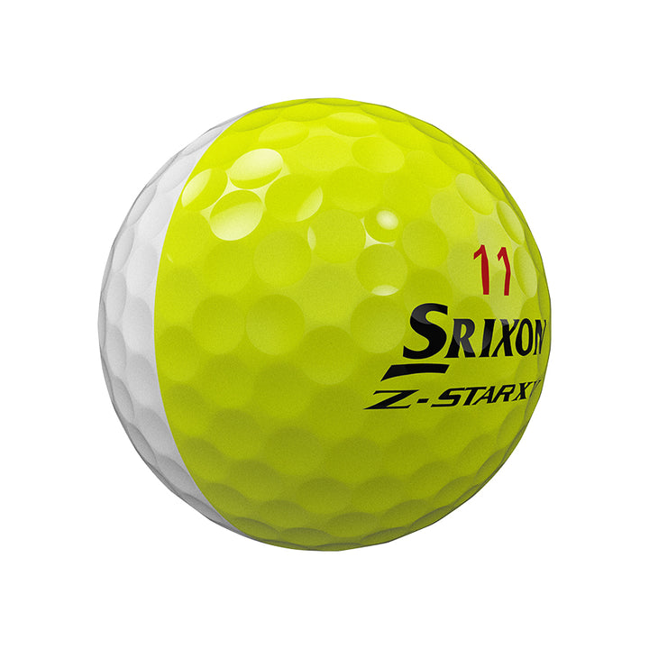 Srixon Golf Balls | Z-Star 9 XV Divide | Yellow White